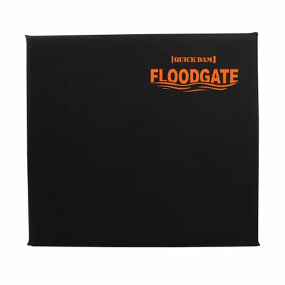 QUICK DAM Doorway Flood Barrier, 26 in H x 25 in W, Black Neoprene, Saltwater - Doorway Flood Barriers