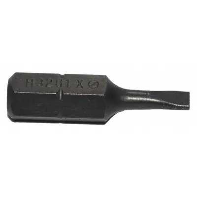 ZEPHYR Insert Bit: Insert Bit, Slotted Head, Imperial, 3F-4R Bit Industry Size - Insert Bits