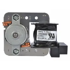 This fan motor is a replacement component for Westward power tools. It is designed to fit models 1JYT9, 1JYU1, 1JYU2, and 1JYU3, providing cooling airflow to prevent overheating during operation. Suitable for use in power tool applications requiring a direct replacement fan motor.