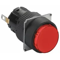SCHNEIDER ELECTRIC Pilot Light: 16 mm Panel Mounting Hole Dia, LED, Red, XB6E (MPN XB6EAV4BP)