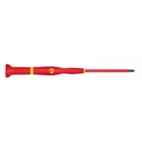 KNIPEX Insulated Precision Phillips Screwdriver: PRO WITTRON, Std Lg, Not ESD Safe, Insulated (MPN 9T 89941)