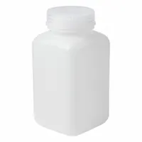 APPROVED VENDOR Reagent Bottle: 500 mL, 16 fl oz, HDPE, Colorless, 52.2 mm Screw Closure Size (MPN 33603)