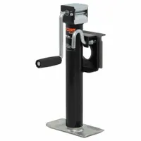 CURT Trailer Jack: Bracket-Mount Swivel Jack, 2,000 lb Static Load Capacity, Sidewind, Weld-On (MPN 28302)