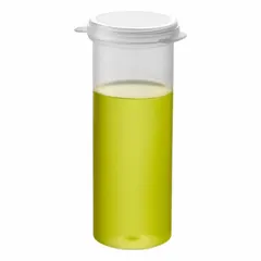 Plastic Lab Vial, 45 mL, Non-Sterile, Colorless, Square, Self-Standing, with Closure