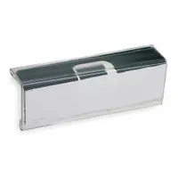 STANLEY VIDMAR Label Holder: 2 5/8 in x 3/4 in, Clear, Slide-In, 1 Label Holders, Snap-On, Plastic (MPN LH04)