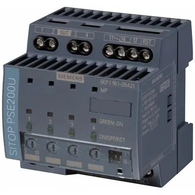 Siemens Selectivity Module: SITOP, 10 W Power Rating - Real, 24V DC, 24V DC - Accessories for DC Power Supplies