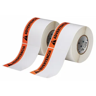 BRADY Advertencia Precut Label Roll - Brady Advertencia Precut Label Rolls