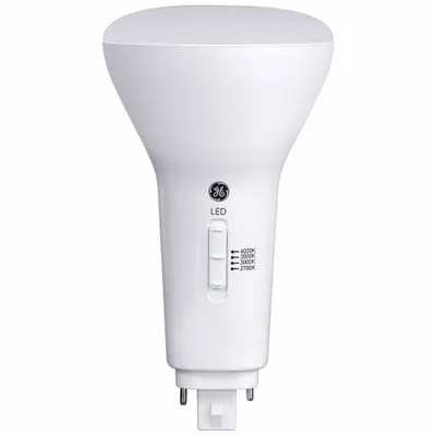 GE LAMPS Compact LED Bulb: Type B, 2-Pin (G24d), R25, LED, 2700K/3000K/3500K/4000K - LED Ballast-Bypass (UL Type B) Plug-In Lamps