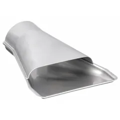 Deflector nozzle for heat guns, used to direct hot air for shrinking heat shrink tubing. Measures 3 inches in overall height and 3 inches in overall width. Suitable for electrical and industrial applications requiring controlled heat distribution.