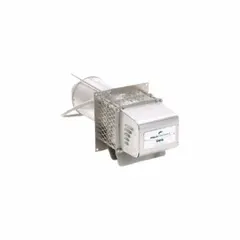 Pipe-mount exhaust draft inducer for oil furnaces, compatible with 3 in to 4 in pipe. Features a steel wheel, 115V AC, 1.7 A, single phase, delivering 0.379 cfm at 0.0 in SP. Includes a 4 in MG-1 Draft Control. ETL Listed.