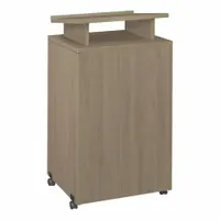 REGENCY Lectern: Noble Oak, Speaker, Scratch Resistant Laminate, 44 in Overall Ht, 24 in Overall Wd (MPN LLC44NO)