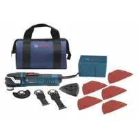 BOSCH Oscillating Tool Kit: 8,000 to 20,000, 3° Oscillation Angle, 4 A Current, 11 in Tool Lg (MPN GOP40-30B)