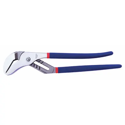 WESTWARD Tongue and Groove Plier: Curved, Groove Joint, 3 3/8 in Max Jaw Opening - Curved-Jaw Tongue & Groove Pliers