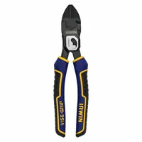 Diagonal Cutting Pliers: Std, Straight, Oval, 7/8 in Jaw Lg, 1 1/8 in Jaw Wd, 8 in Overall Lg (MPN IWHT84001)