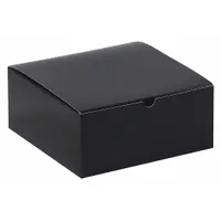 Gift Box: 8 in Inside Lg, 8 in Inside Wd, 3 1/2 in Inside Ht, Kraft, 100 PK (MPN GB883BK)