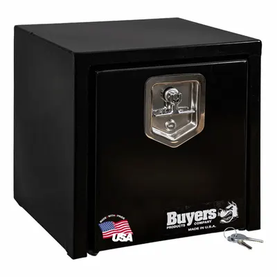 BUYERS PRODUCTS Underbody: Underbody Truck Box, Single Drop-Down Door Door, 15 in Overall Dp - Single Drop-Down Door Boxes