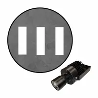 VISUAL WORKPLACE INC. Virtual Safety LED Walkway: Virtual Safety LED Walkway, Stripe, White, 50 W (MPN 66-3139-601EXT-PS151)