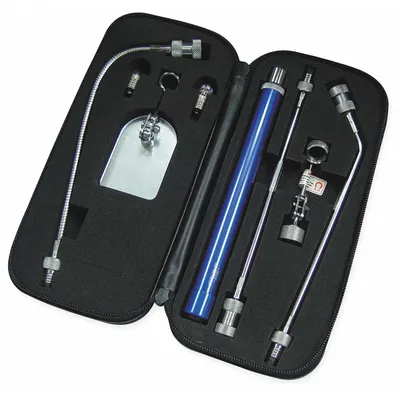 WESTWARD Inspection Kit: 8 Pieces, Plastic Mirror, Flex/Rigid, Straight Handle - Inspection & Retrieval Tool Kits