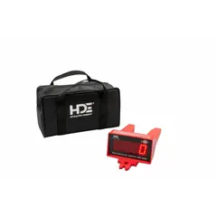 The HDE HVA-2000H is a digital ammeter for measuring AC current in high-voltage electrical systems. It includes the CS-HVA carrying case for storage and transport. Typical applications include industrial maintenance, utility testing, and field service.