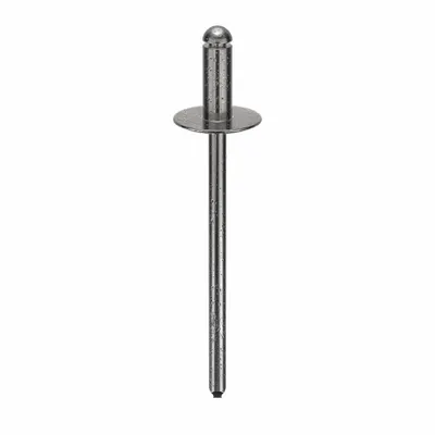POP AVDEL Large Flange Blind Rivet, Steel, 0.122" dia, 1 41/68" L, 500 PK - Large Flange Blind Rivets