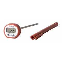 NSF-rated digital pocket thermometer with a range of -40°F to 302°F / -40°C to 150°C, accuracy ±2°F, and resolution 0.1°F / 0.1°C. Features Celsius/Fahrenheit selectability. Suitable for food safety and industrial temperature checks.