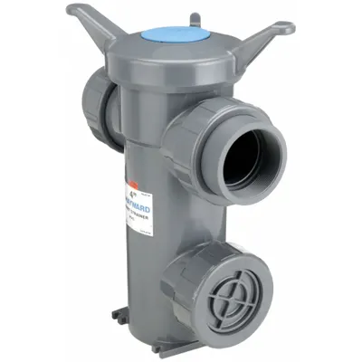 HAYWARD Basket Strainer: PVC, 0.125 in Screen Size, Single, NPT, 4 in, 22 5/16 in Ht - PVC Basket Strainers