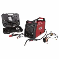 LINCOLN ELECTRIC Multiprocess Welder: Power MIG 215 MPi, DC, MIG/Stick/Aluminum Pack (MPN K4877-1)