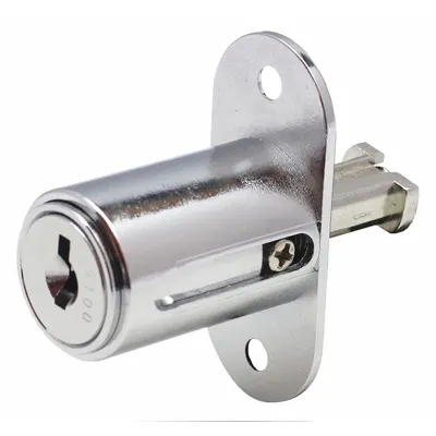 DELTA LOCK Sliding Door Lock, 2 in Ht x 7/8 in Wd, G SR1250T625PCSM2 - Locks for Sliding Doors