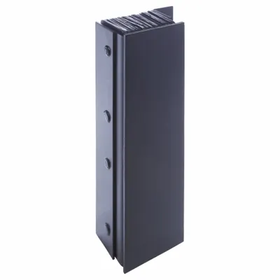 IDEAL WAREHOUSE INNOVATIONS Dock Bumper: Rectangular, 11 in x 24 in x 6 in Bumper, Laminated Rubber - Steel-Face Dock Bumpers