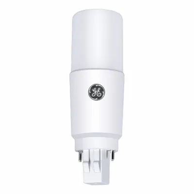 GE LAMPS Ballast Bypass LED: Type B, 2-Pin (GX23-2), PL-C, LED, 4000K - LED Ballast-Bypass (UL Type B) Plug-In Lamps