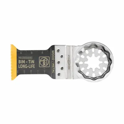 FEIN Oscillating Blade: 1 3/8 in Blade Wd, 2 in Overall Lg, Precision Cutting - Starlock Mounted Blades
