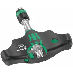 This general purpose multi-bit screwdriver features a 1/4-inch hex tip with magnetic retention for secure bit holding. It has a single tip and an overall length of 100 mm. Suitable for driving screws in assembly, maintenance, and repair tasks where quick bit changes are needed.