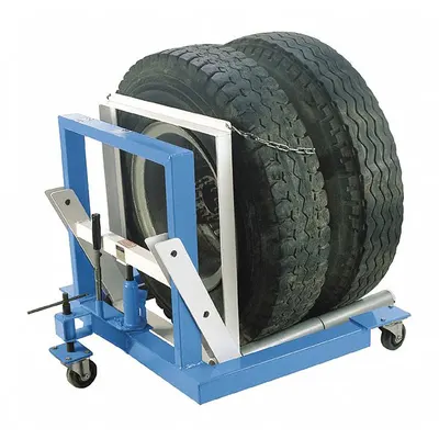 OTC 1770A Hydraulic Dual-Wheel Dolly, 1,500 lb Capacity, 5 in Lift, 4° Tilt - Dual-Wheel Dollies
