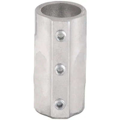 HOLLAENDER Structural Pipe Fitting: Cross-E, Cross, 1 in For Pipe Size - Aluminum Crosses & Tees