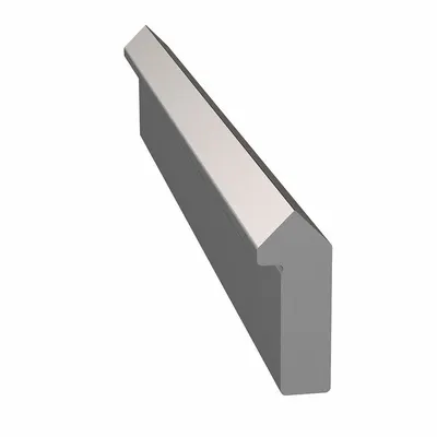 MINVEE Track: 0, 24 in Overall Lg, 0.516 in Overall Wd, 0.153 in Overall Ht, Carbon Steel - Bishop-Wisecarver MinVee Double-Edge Linear Guide Rails