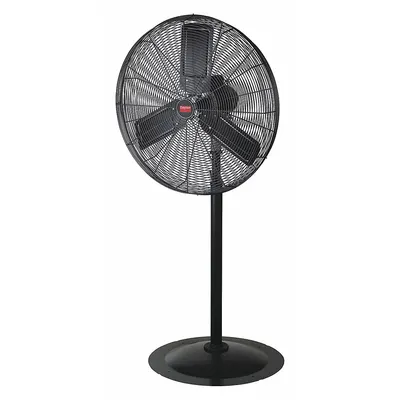 Dayton Freestanding Fan: 30 in Blade Dia, 2 Speeds, 1/2 hp Motor HP, Oscillating - Standard Industrial Pedestal Fans