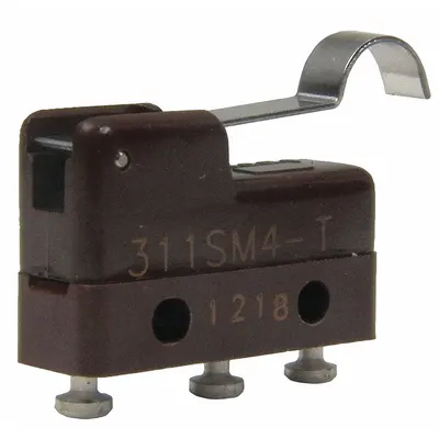Honeywell Miniature Snap Action Switch: Roller Lever Actuator, 1NO/1NC - Roller-Lever Snap-Action Switches
