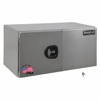 BUYERS PRODUCTS Underbody: Underbody Truck Box, Double Barn Doors Door, 18 in Overall Dp, Silver (MPN 1705303)