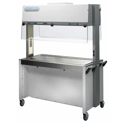LABCONCO Open Access Station: PuriCare, 4 7/8 ft Overall Wd, 7 3/8 ft Overall Ht - Ductless Open Access Stations for Animal Research