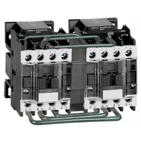 DAYTON IEC Magnetic Contactor: Reversing, 3 Poles, 3NO Contacts, 9 A, 24V DC Coil