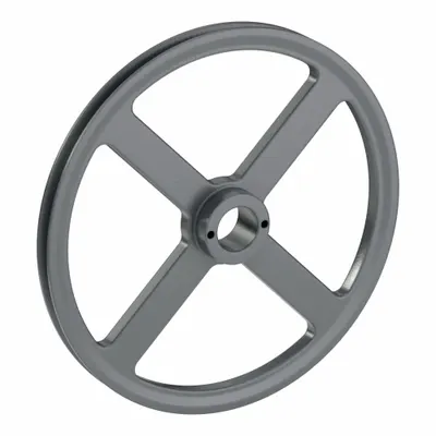 OEM V-Belt Pulley: AK124 - Bushed-Bore Cast-Iron V-Belt Pulleys