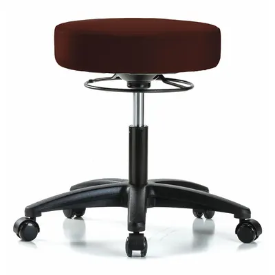 OEM Cleanroom Stool: Vinyl, Ht Range 18 in to 23 in, 17 in Seat Wd, 17 in Seat Dp - Vinyl Lab Stools