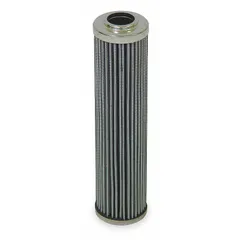 Hydraulic cartridge filter element with fiberglass media, designed for removal of contaminants from hydraulic fluid in industrial machinery. Suitable for use in mobile equipment, presses, and power units to protect pumps and valves from wear. Specification rating of 2.