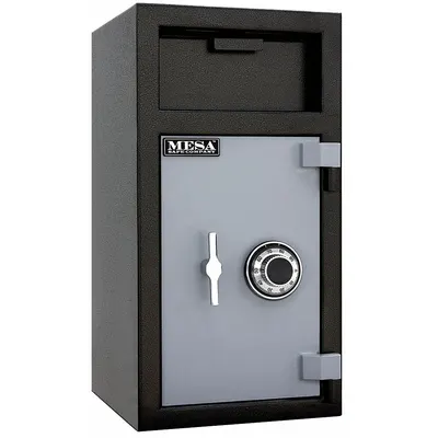 MESA SAFE Cash Depository Safe: Key Lock, 1.4 cu ft Capacity, Steel - Key Lock Depository Safes