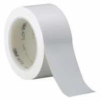 Floor Marking Tape: Gen Purpose, Solid, White, 3 in x 108 ft, 5.2 mil Tape Thick, 3M™ (MPN 471)