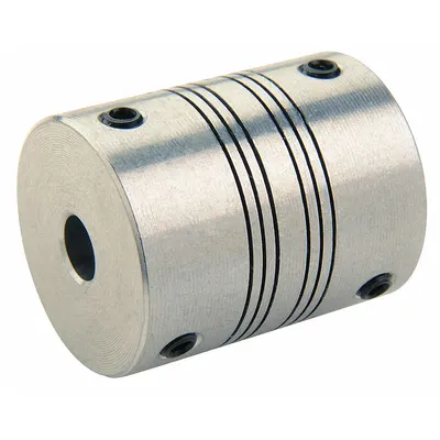RULAND MANUFACTURING Motion Control Coupling: 3° Angular Misalignment, 11 mm Bore Dia 1, Aluminum - High-Precision Clamp-On Beam Shaft Couplings