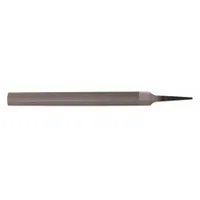 Machinists File: Double-Cut/Single-Cut, Single Edge Cut, Bastard Cut, 10 in Lg without Tang, 21746HN