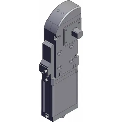 SMC CKZ2N80TF-90DP Power Clamp Cylinder, 80 mm Bore, Steel, Right Arm, P & F - Power Clamp Cylinders