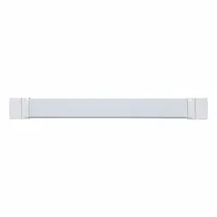 2 ft LED linear vapor-tight fixture delivering 2,300–3,450 lumens at 30 W with selectable 3500K/4000K/5000K CCT. Operates on 120/277V AC and is IP65 rated for moisture and dust resistance. Suitable for wet, dusty, or corrosive environments such as parking garages, food processing plants, and warehouses.