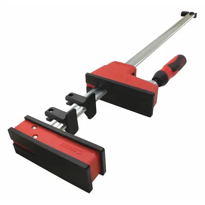 BESSEY Bar Clamp: Medium Duty, Screwdriver Handle, 50 in Jaw Opening - Max - Parallel-Jaw Nonmarring Bar Clamps
